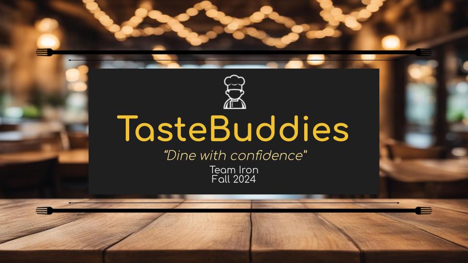 TasteBuddies Homepage